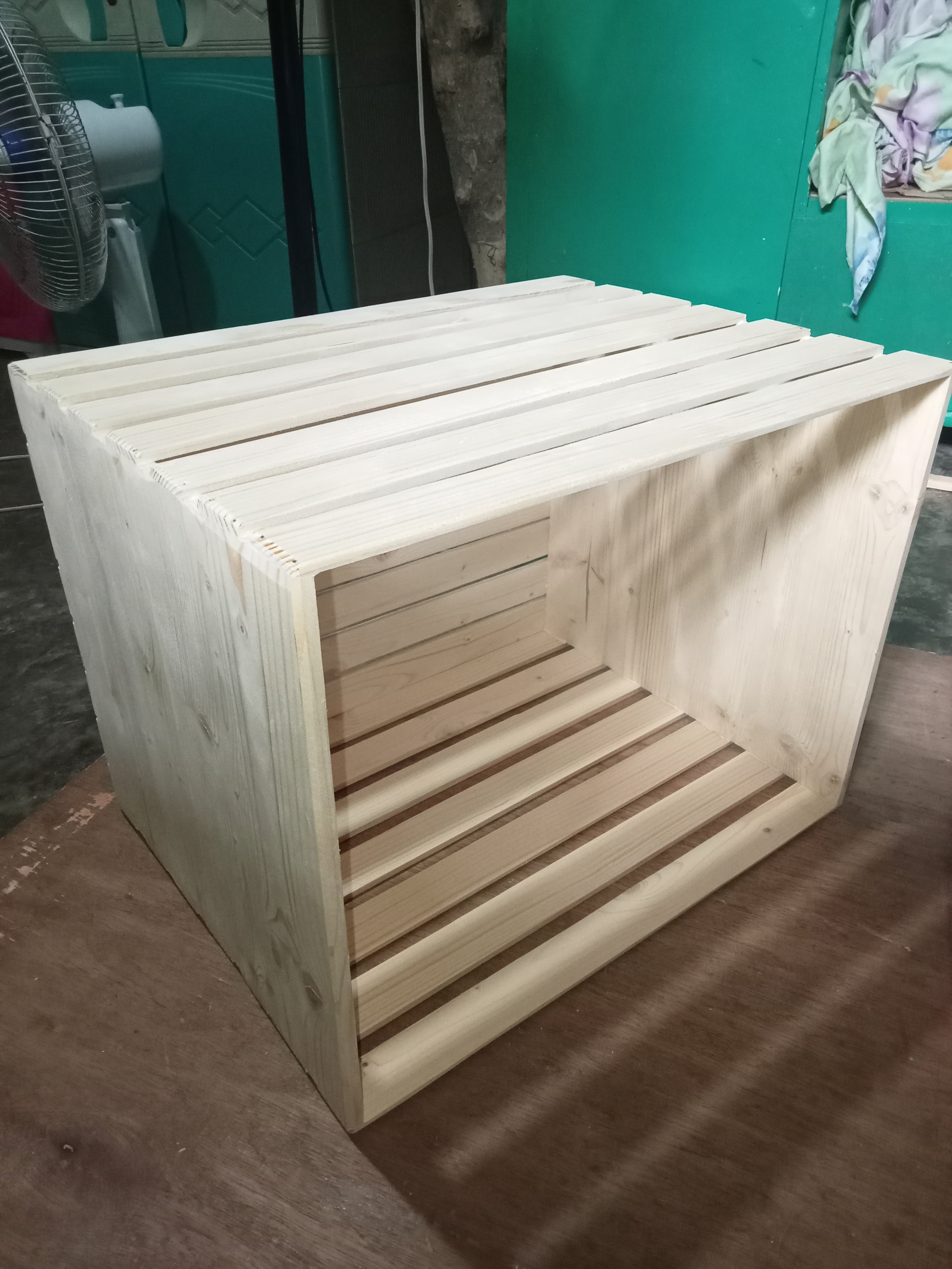 Large Storage Box Made in Palochina Wood