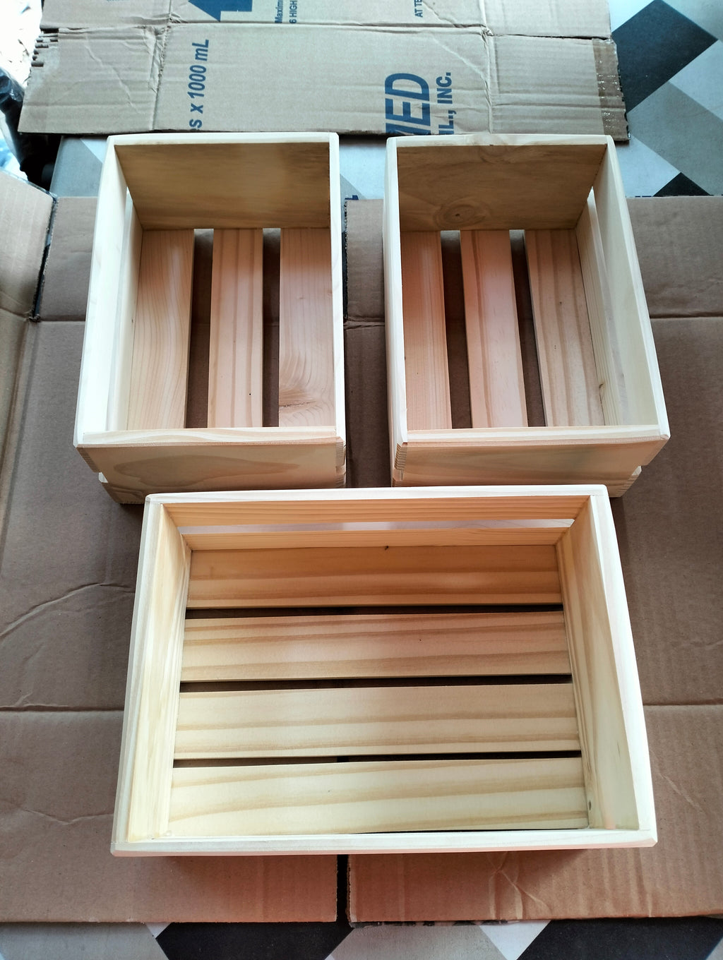 Wooden Crate Box Made in Palochina Wood