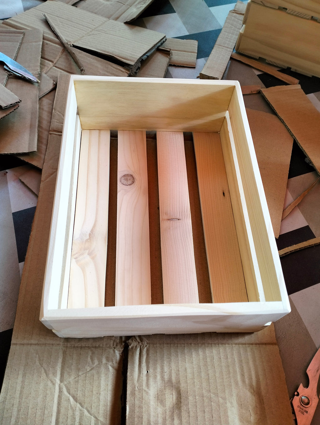 Wooden Crate Box Made in Palochina Wood