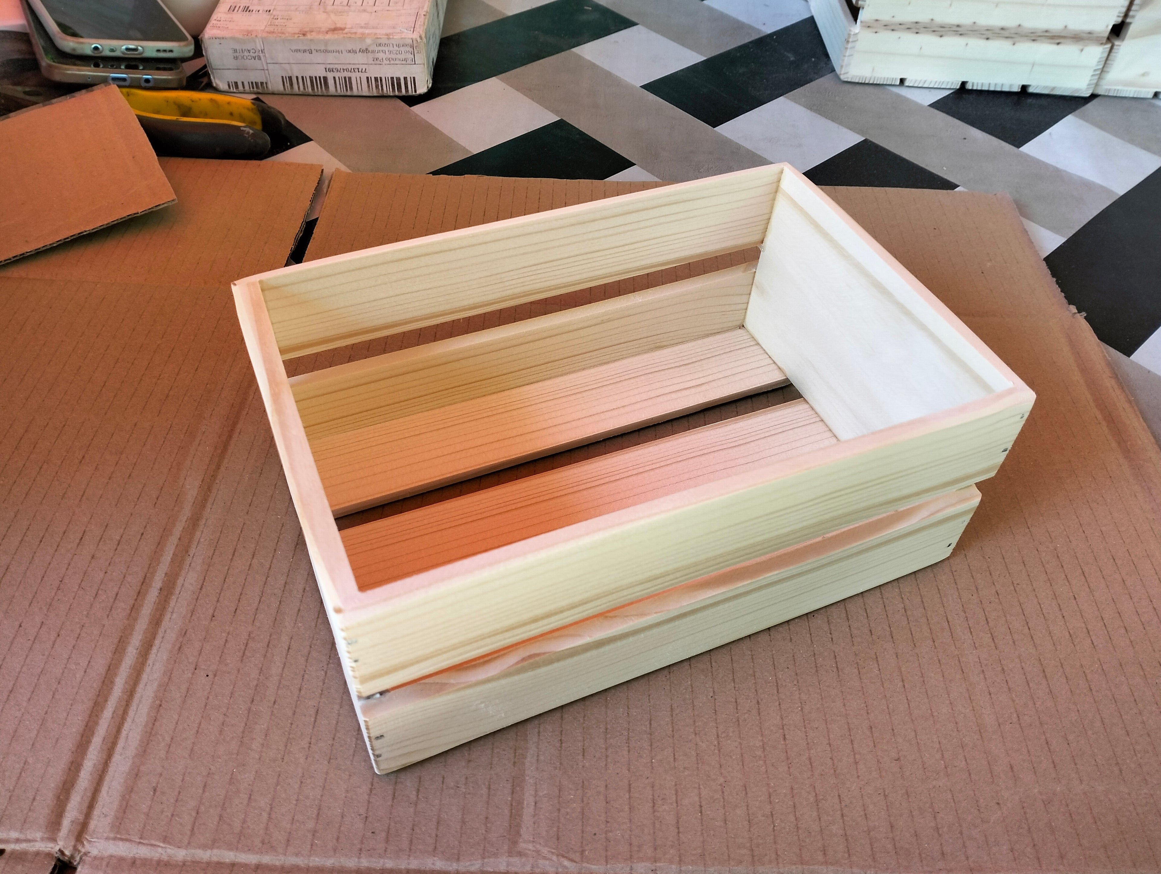 Wooden Crate Box Made in Palochina Wood