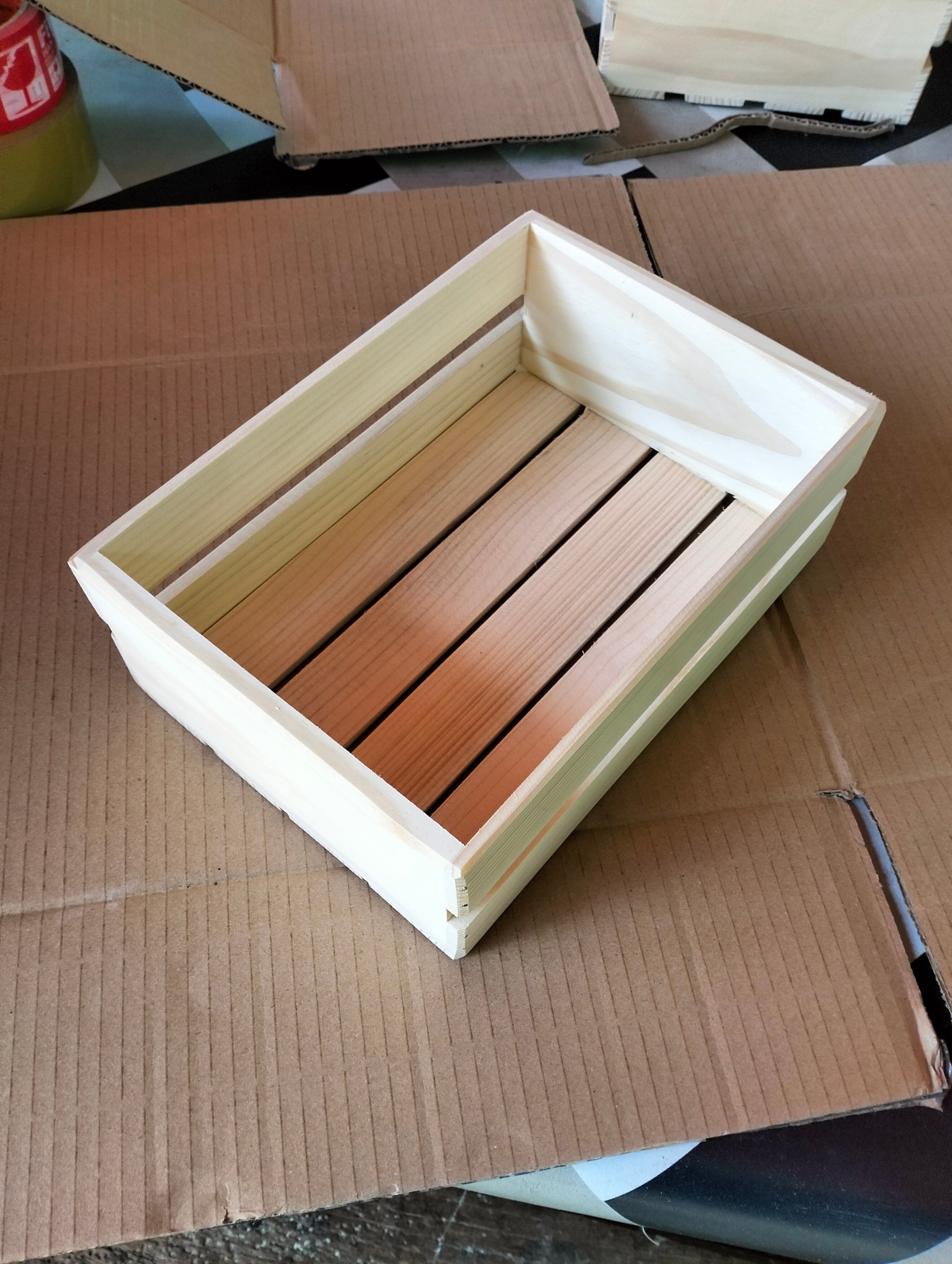 Wooden Crate Box Made in Palochina Wood