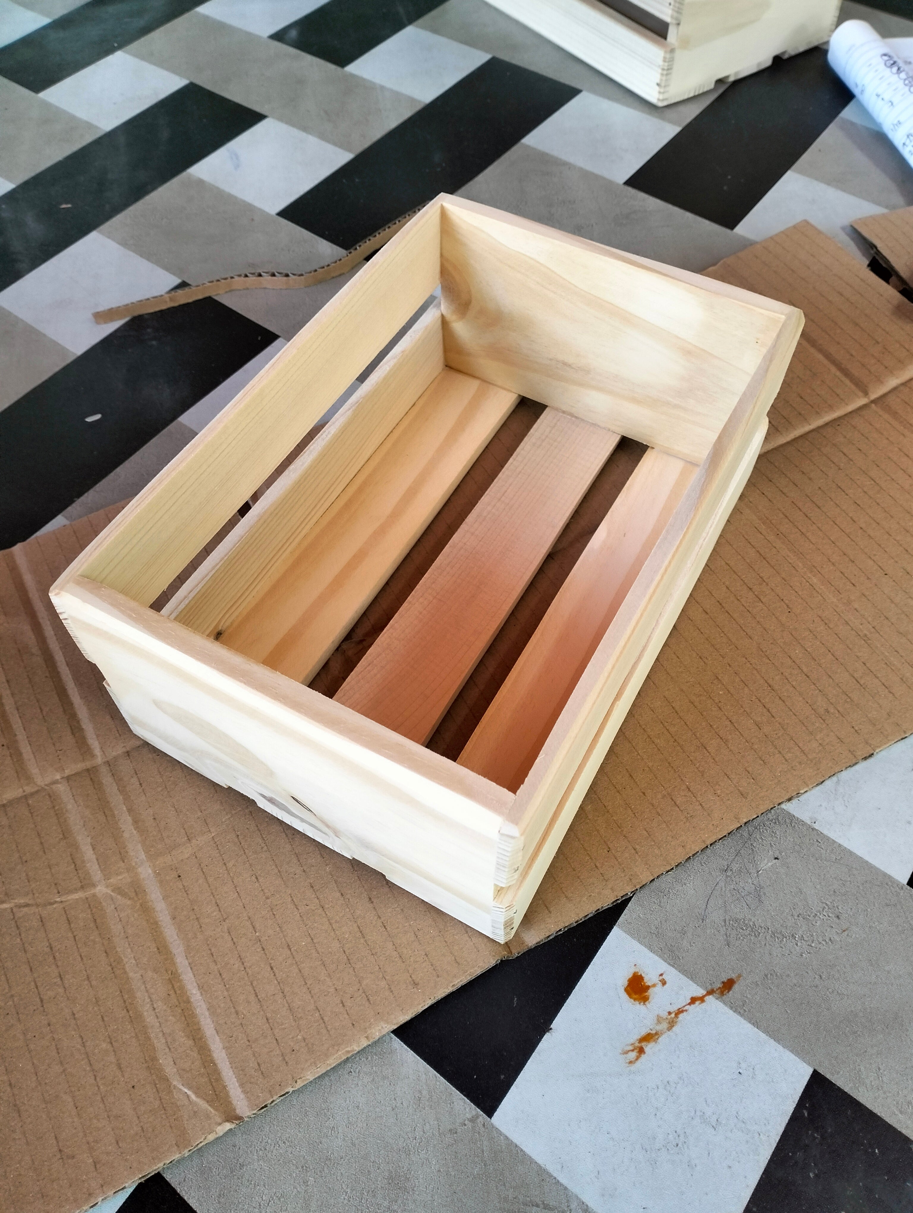 Wooden Crate Box Made in Palochina Wood
