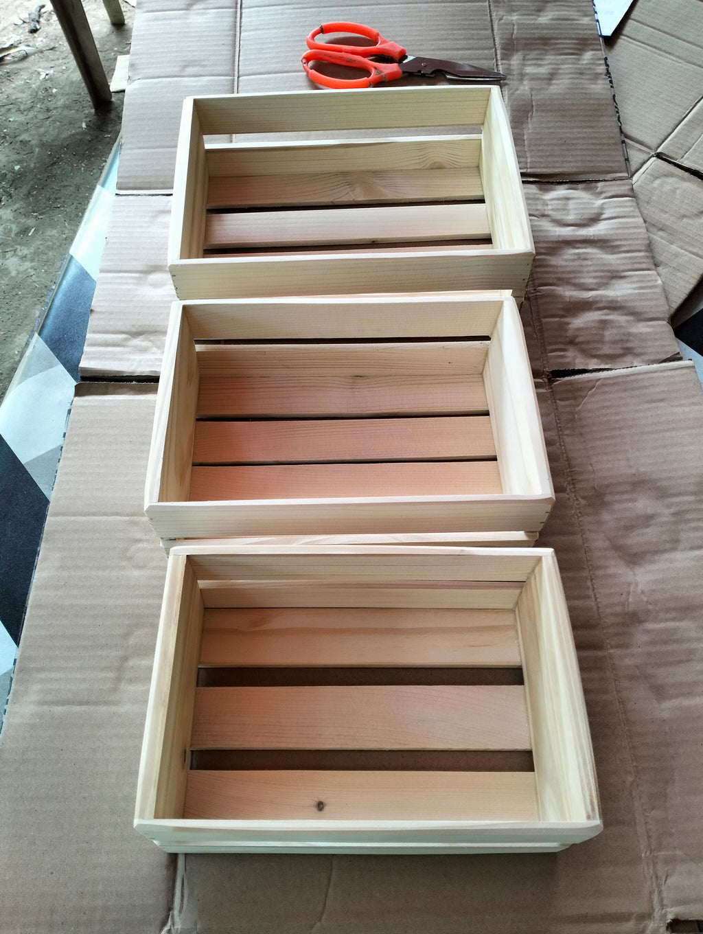 Wooden Crate Box Made in Palochina Wood