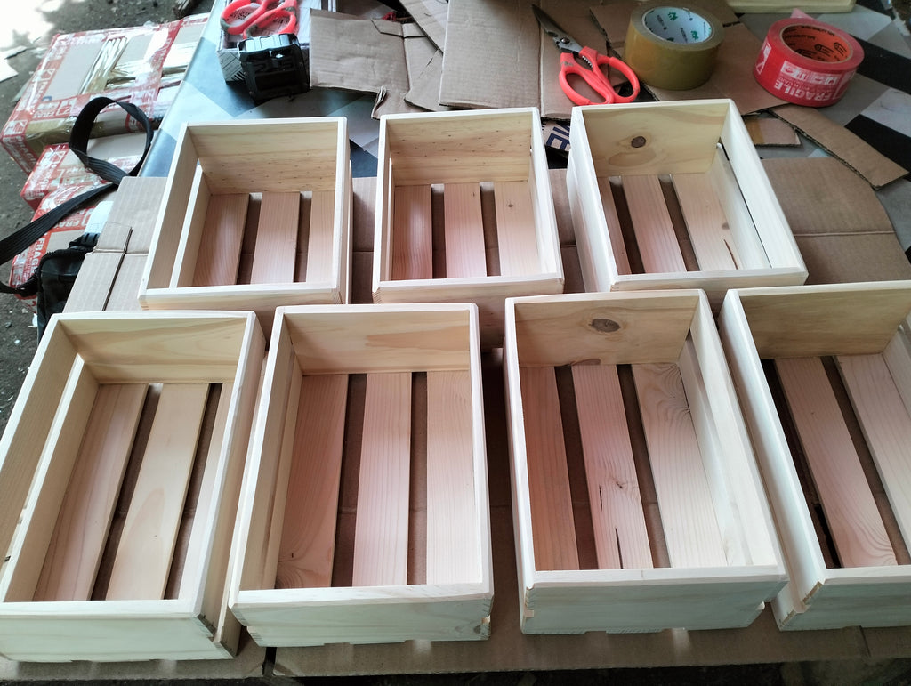 Wooden Crate Box Made in Palochina Wood