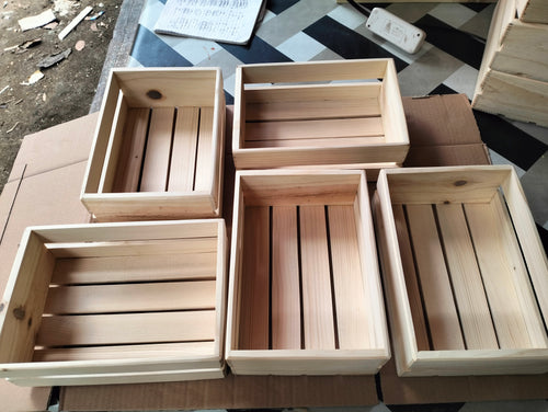 Wooden Crate Box Made in Palochina Wood