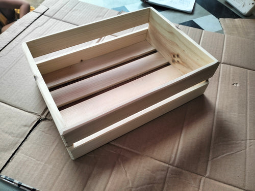 Wooden Crate Box Made in Palochina Wood